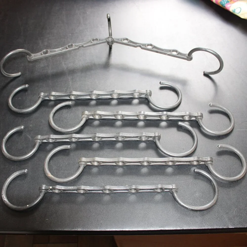 Closet Space Saver Black Hooks 6 pc